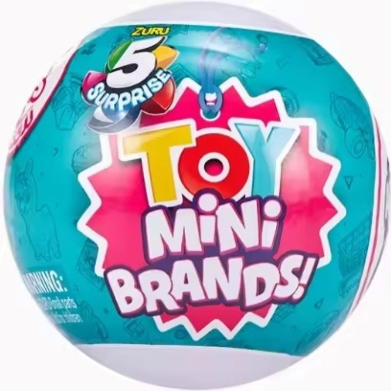 Colorful Toy Mini Brands collection ball featuring various surprise toy miniatures for gifting, perfect occasion gift ideas UAE